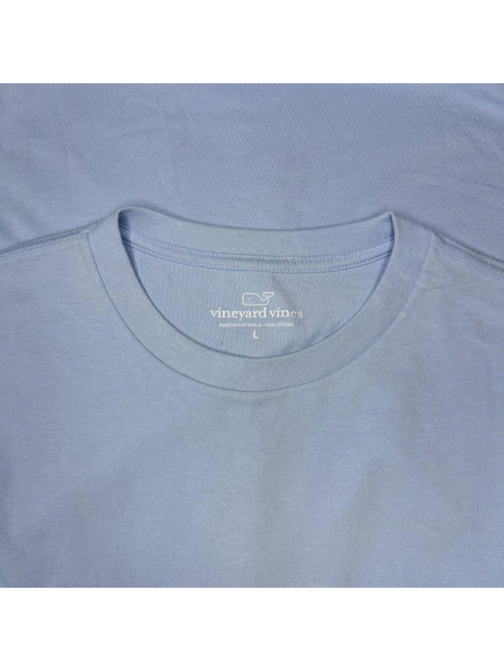 Vineyard Vines L Men's Light Blue Dog Life Ring Graphic Pocket T-Shirt Cotton - Picture 5 of 7